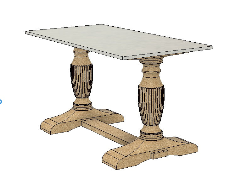 Acorn Trestle Table