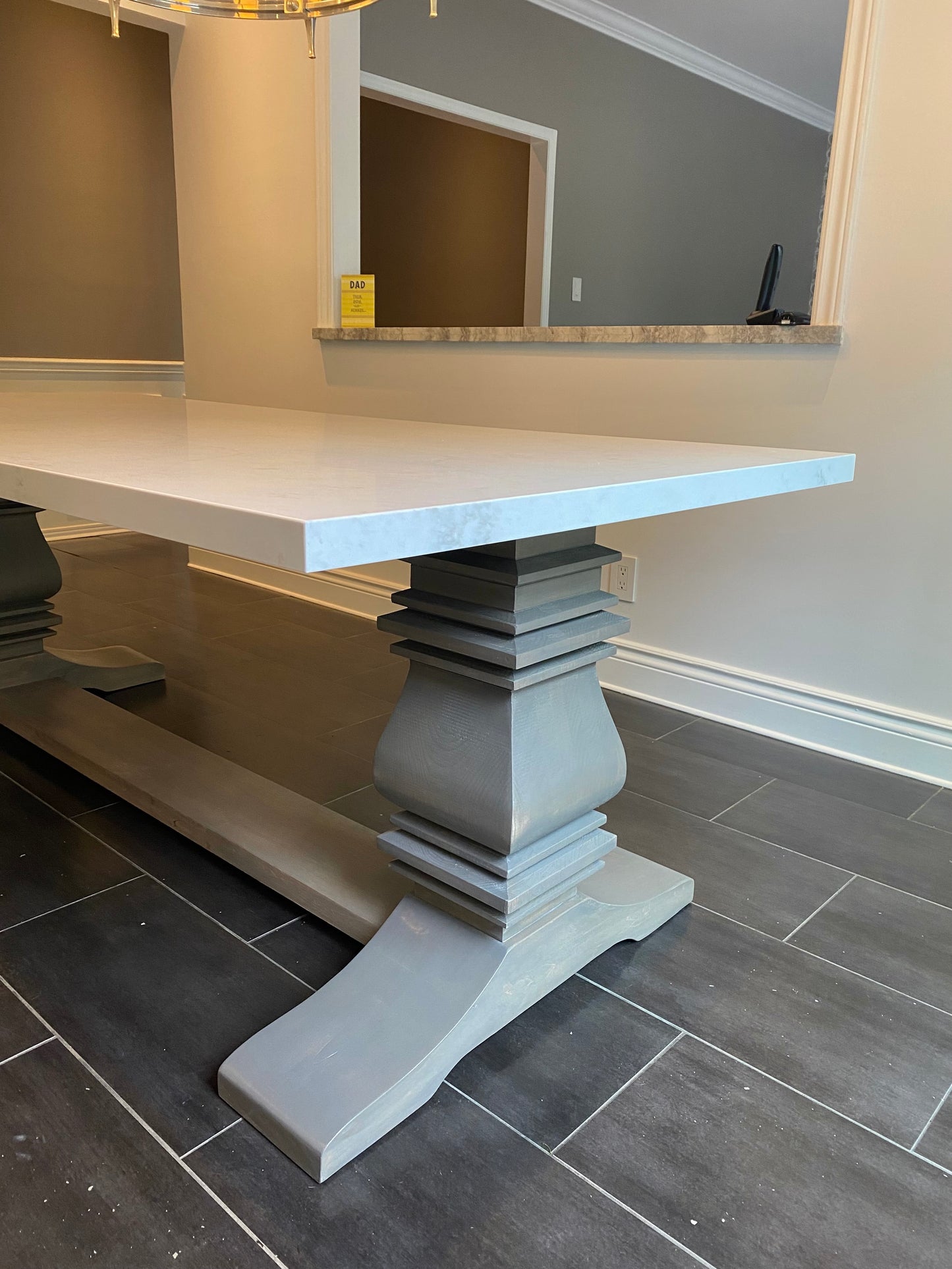 Chunky Trestle Table