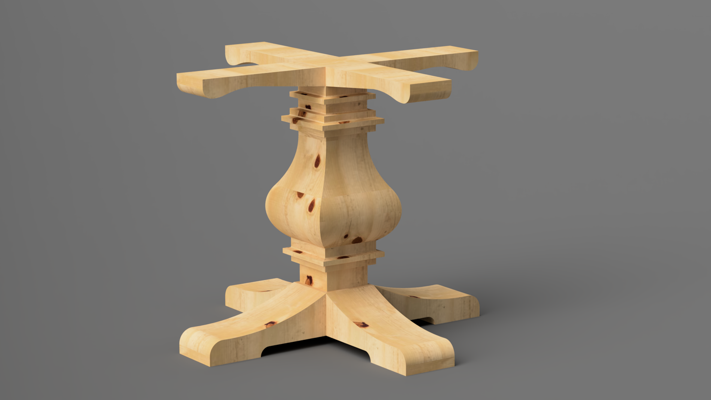 Pedestal Table Base - Standard Table Leg