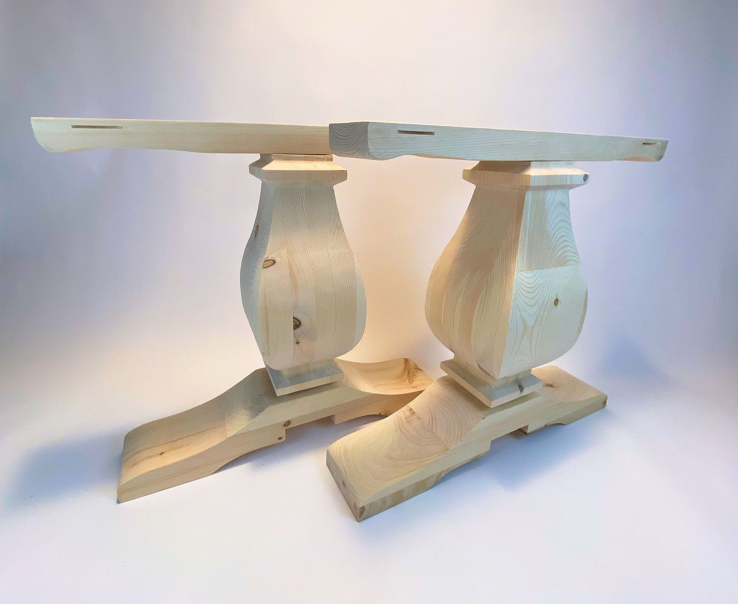 Trestle Table Legs - Pinwheel Table Base