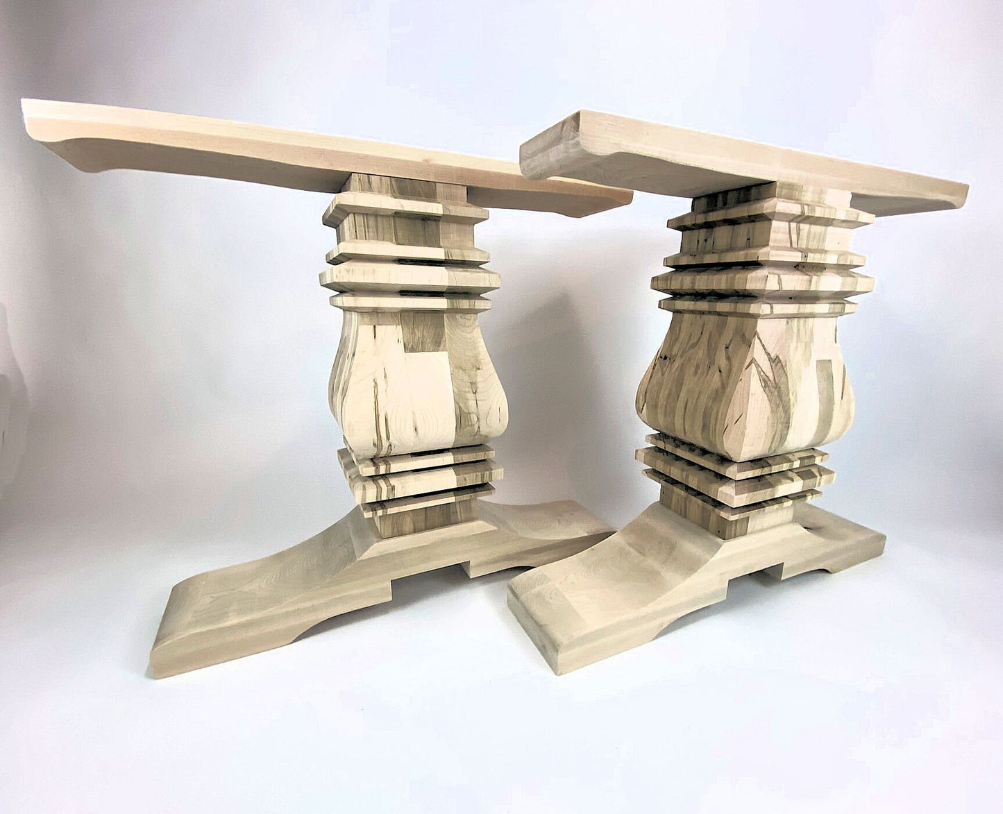 Trestle Table Leg Pair - Chunky Trestle Base