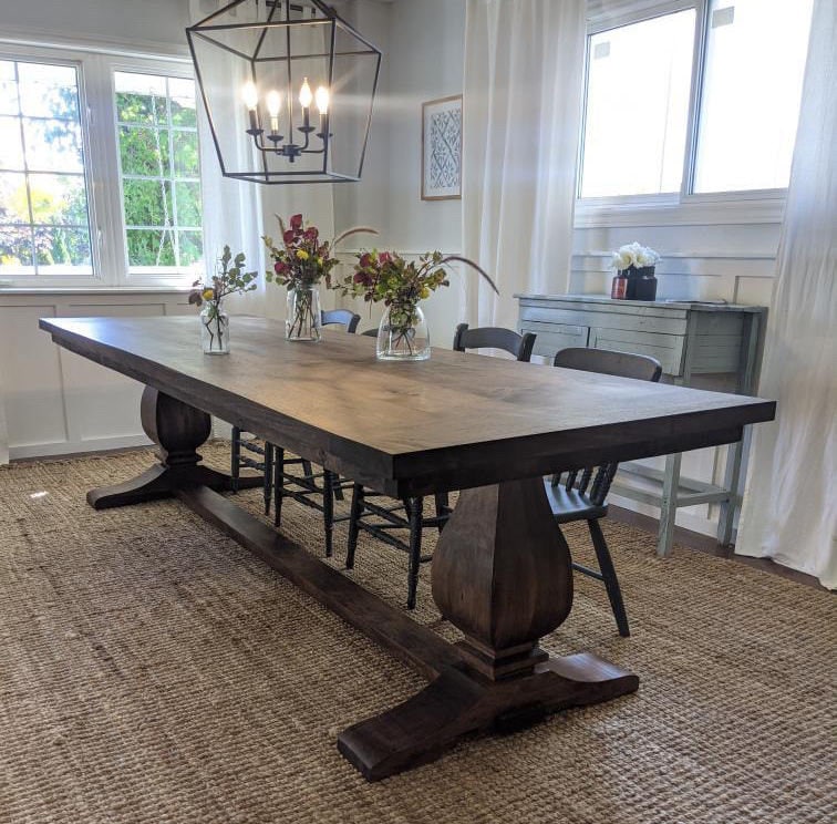 Trestle Table Legs - Pinwheel Table Base