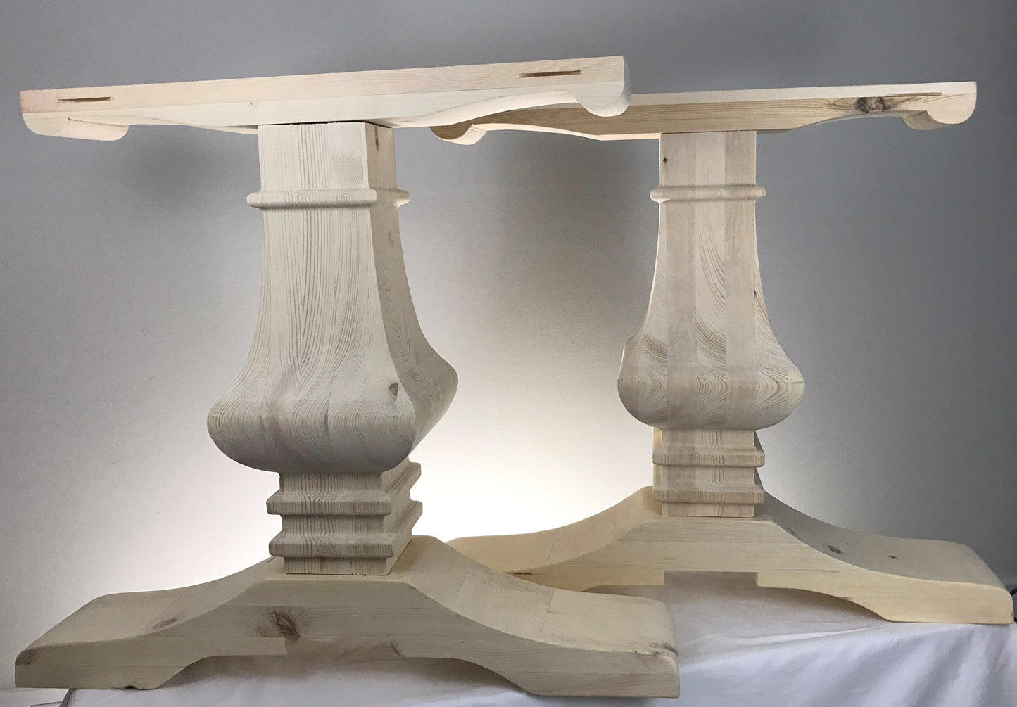 Trestle Table Leg Pair - Chalice Table Base
