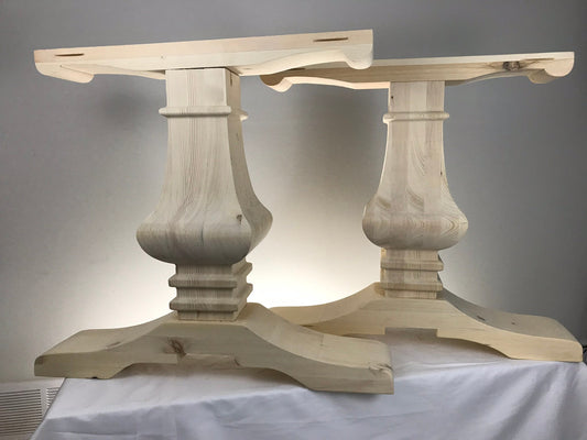 Trestle Table Leg Pair - Chalice Table Base